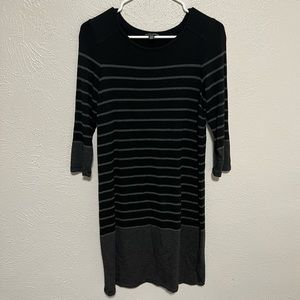 Black and grey sweater dress size small